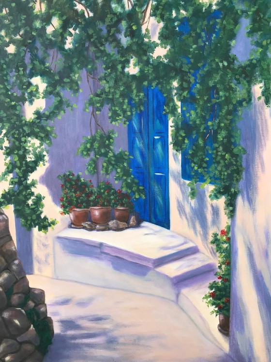 Image 1 of Peinture à l'huile - Irina Gauss - Sérénité méditerranéenne