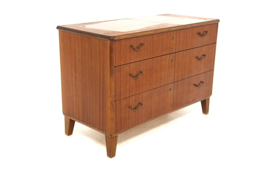 Cassettiera scandinava in mogano, Svezia, 1950