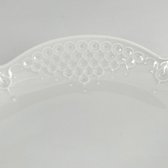 Image 1 of Elegante Meissen Porzellan Schale – Design Ludwig Zepner – Weißware in OVP