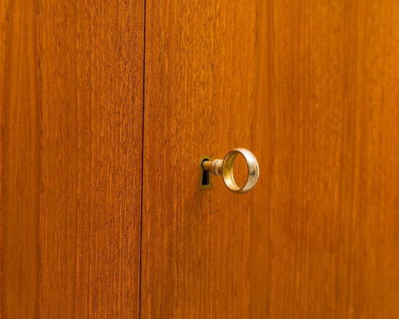 Image 1 of Cómoda de teca de los años 60 con estante de dos piezas