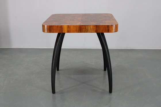 Image 1 of 1940 Jindrich Halabala "Spider" Coffee Table in Walnut Finish, Czechoslovakia