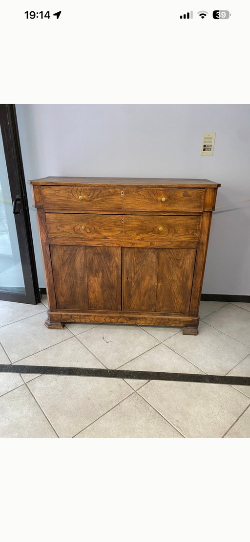 Kast – opbergkast, Wood, Brass
