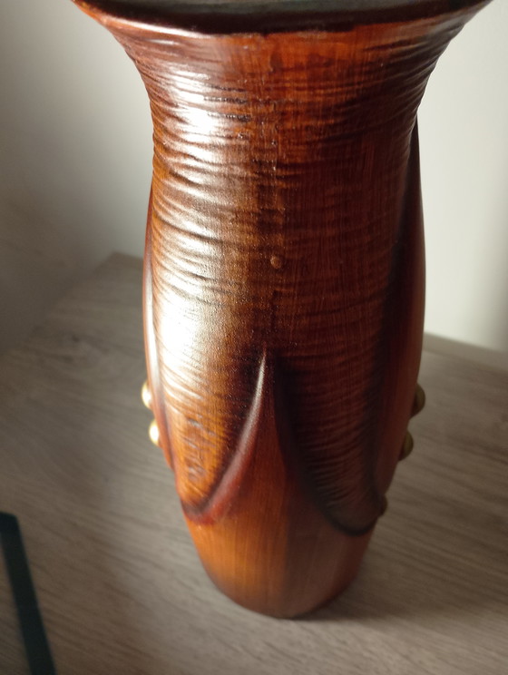 Image 1 of CARSTENS TONNIESHOF 7079 vase, Xenia luxury series, designed by Gerda Heuckeroth, with the interlocking 2 Cs logo, Germany