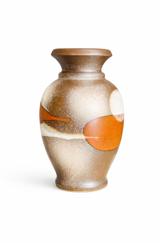 Image 1 of Vase sculptural vintage en céramique - Tons de terre | Mid Century & Wabi-Sabi
