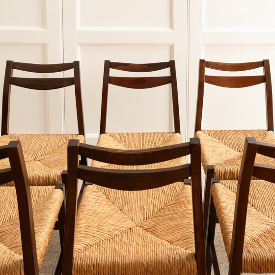 Image 1 of 6 Italienische Stühle - 60er Jahre