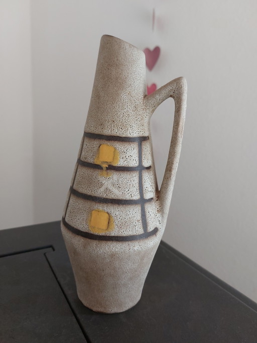 Scheurich, jarrón de mesa, 21 cm, WGP, diseño Heinz Siery, 1959