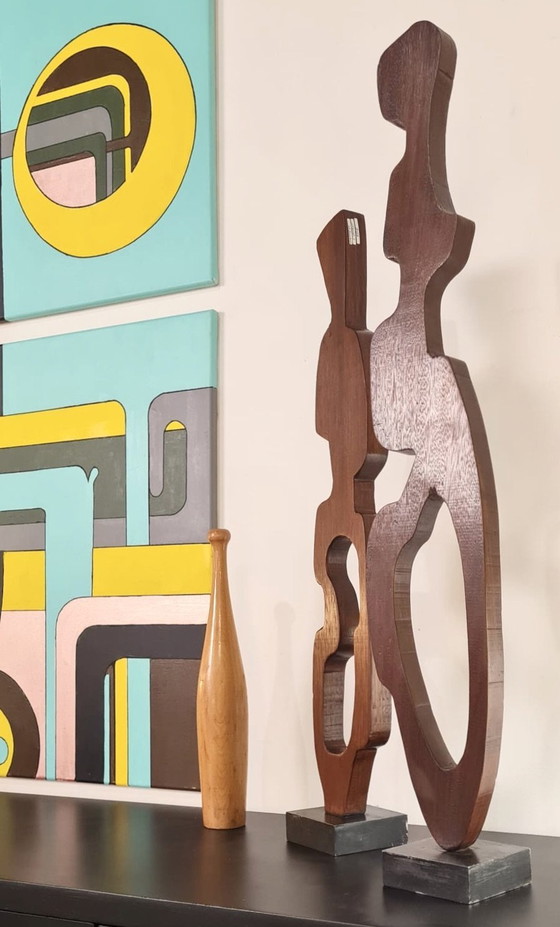 Image 1 of Sculpture "La Femme et L'Enfant"