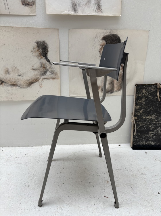 Revolt Folding Chair Friso Kramer – Eetkamerstoelen, Metal (photo 7 of 9)