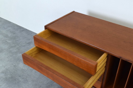 Image 1 of Mid-Century Teak Hi-Fi Sideboard Ulvö by Erik Wørts for Ikea, 1960s.