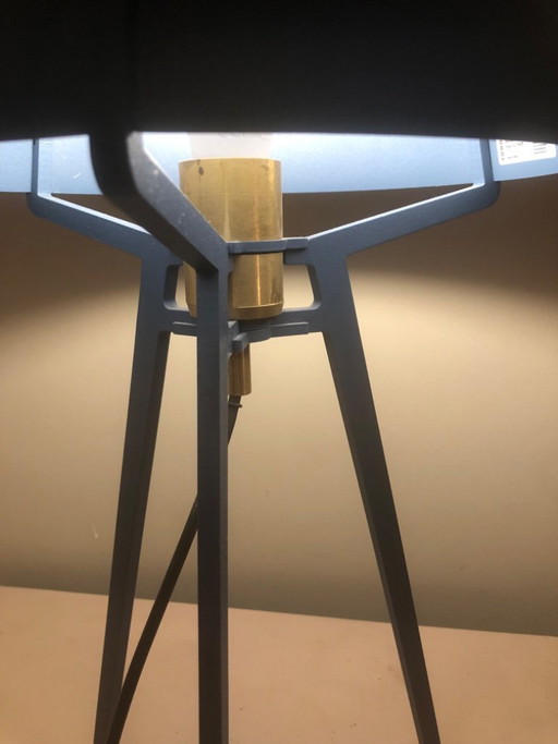 TONONE table lamp matte blue – tafellampen, Metal, Brass (photo 2 of 6)