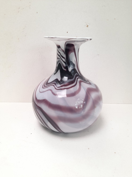 Bellissimo vaso in opalina parma e bianca – Vasi (photo 5 of 5)