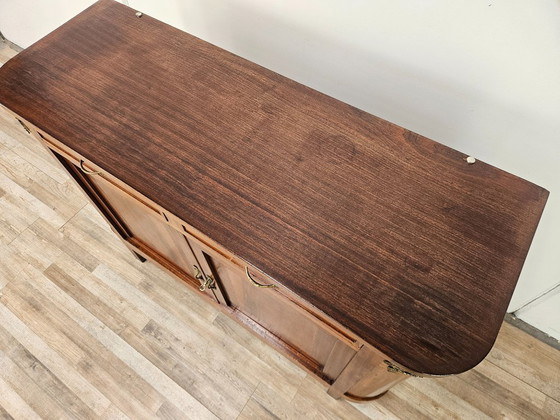 Image 1 of Early 20th century Art Nouveau sideboard with brass decorations