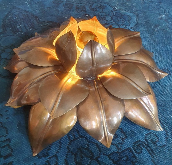 Image 1 of Juego XL de apliques florales de pared/techo - Banci Firenze - Mid-Century - Hollywood Regency