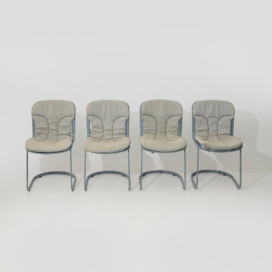 Image 1 of Set di 4 sedie “077” di Studio Cidue per Cidue, anni '70