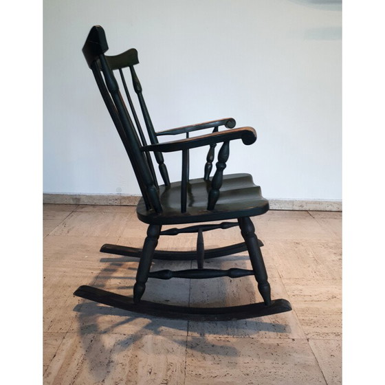 Image 1 of Vintage wooden rocking chair, 1970