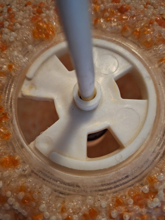 Image 1 of Plafondlamp in de vorm van een suikerbol, uit het ruimtetijdperk.