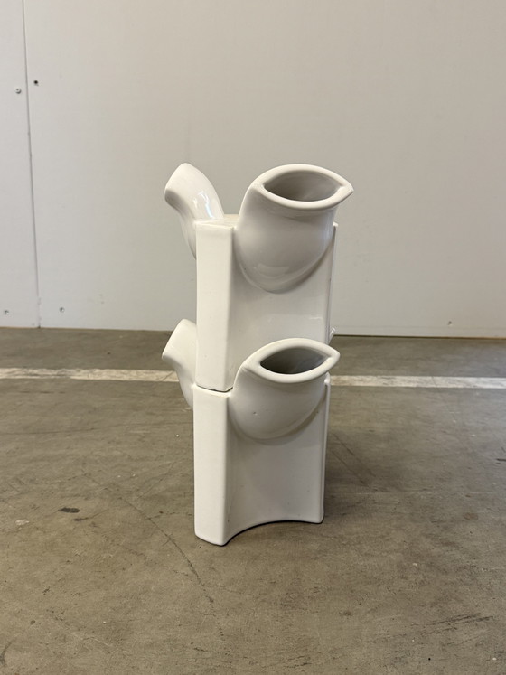 2X Jan Van Der Vaart Stackable Vases - 1973 & 1975 – Ceramic (photo 7 of 10)