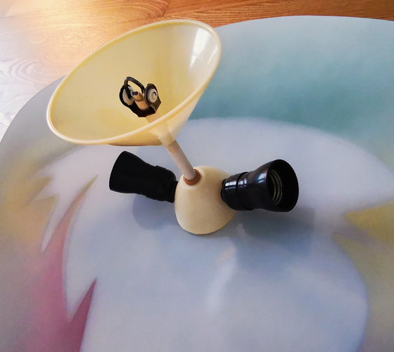 Image 1 of 1960er Jahre Deckenlampe, Glas