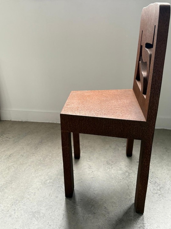 Image 1 of Klaas Gubbels, iron oxidized chair object
