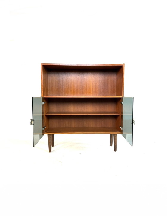 Image 1 of Vintage Deense teakhouten wandkast ‘60