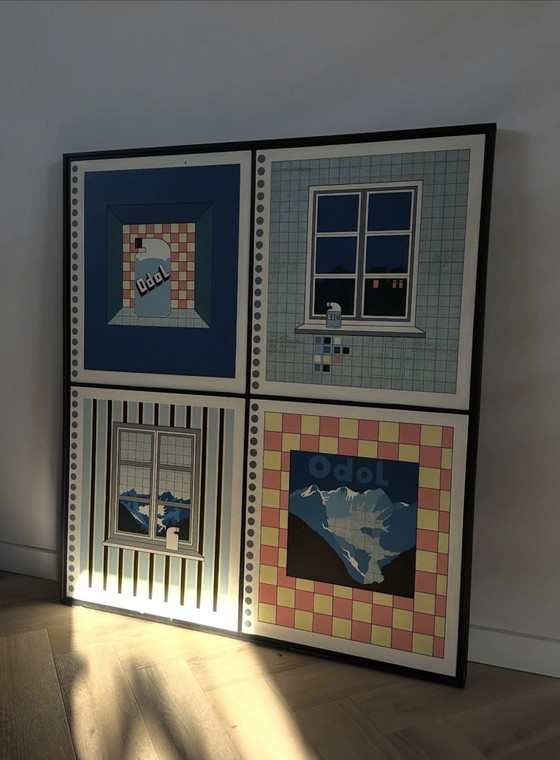 Image 1 of Ad Sinke kunstwerk artwork zeldzame vintage 1975