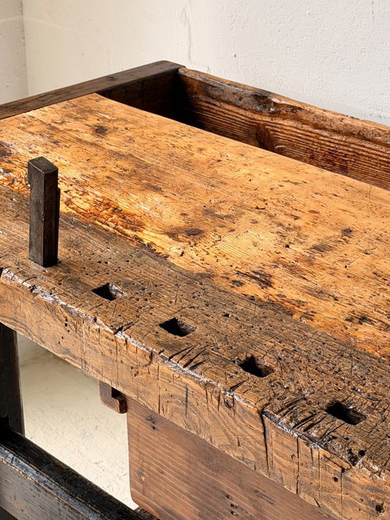Établi de menuisier ancien en bois, années 1890 – Objets déco, Wood (photo 21 of 21)