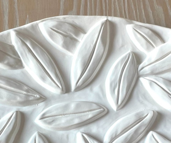 Image 1 of White enamel serving dish by Bela Silva