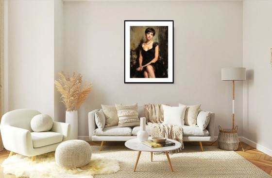Image 1 of Splendid work by Ruggero Salvatore "Serenità" 60x45 cm