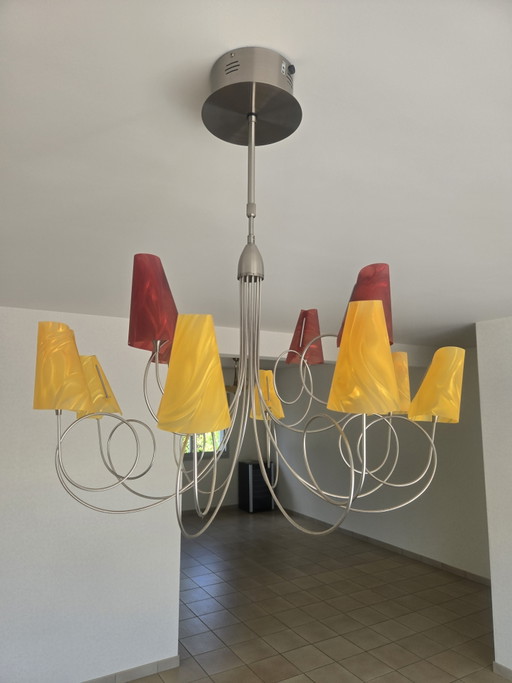 Suspension Maison Le Dauphin – hanglampen, Metal, Plastic