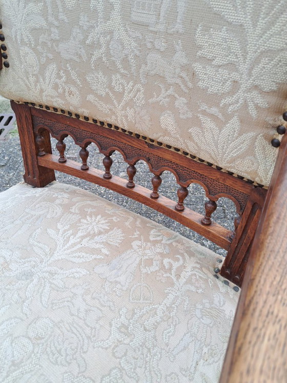 Juego de 2 sillones antiguos de estilo barroco/neorrenacentista. – Wood (photo 4 of 12)
