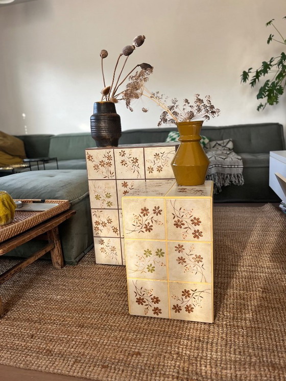 Image 1 of Tables carrelées, table d'appoint carrelée