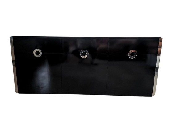 Image 1 of Iconica Credenza 3 Ante "Alveo" di Willy Rizzo per Mario Sabot – Design Anni '70