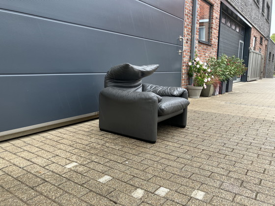 Image 1 of Cassina Maralunga 1 posto originale Grigio antracite Ottime condizioni!