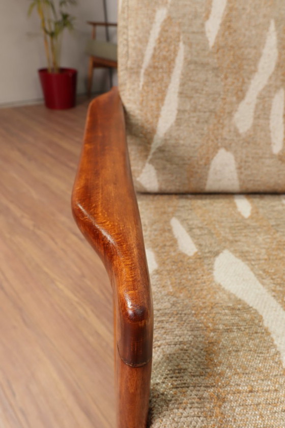 Image 1 of Poltrona vintage safari beige 1965 design scandinavo