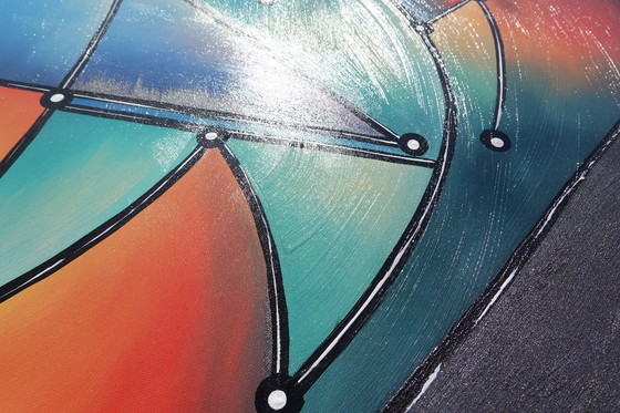 Image 1 of Abstract painting A1455