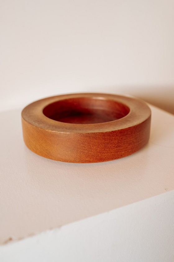 Image 1 of Vintage wooden bowl for jewelry or keys