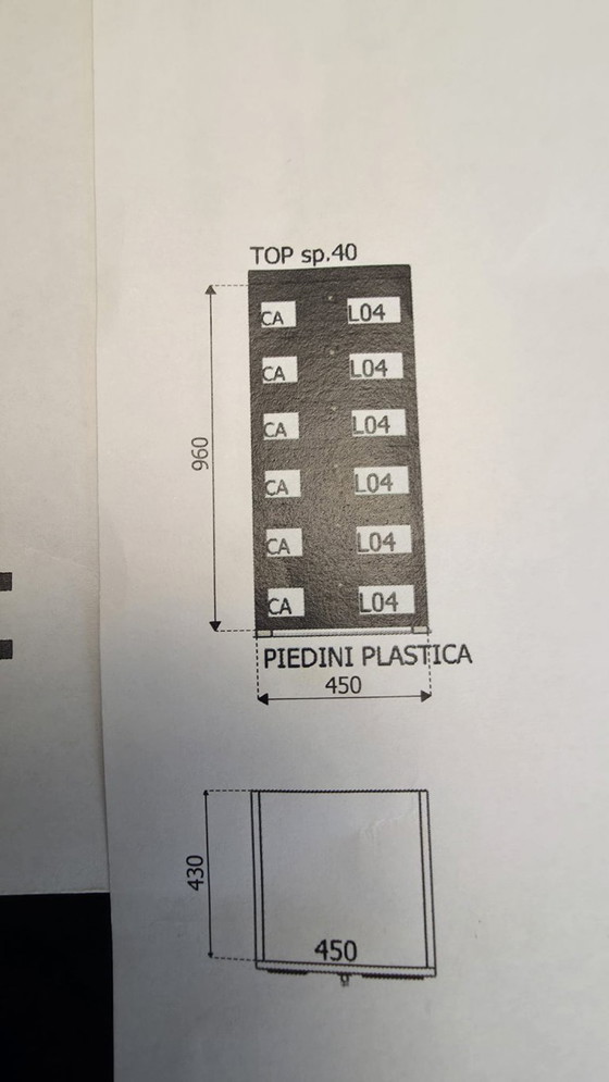 Cassettiera nera Cappellini – Cassettiere, Metallo, Legno (photo 4 of 5)