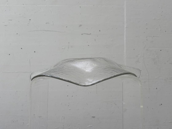 Image 1 of Glasi Hergiswil Glasschale Mit Wellenrand, Schweiz, 1960er Jahre