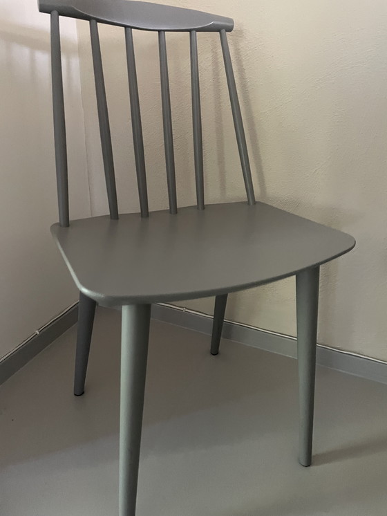 Image 1 of Hay chairs matte gray-blue in good condition price is each
