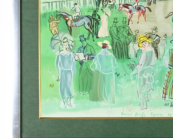 Image 1 of Charles Sorlier, Epsom 39 (after Raoul Dufy). Lithograph. C.1960.