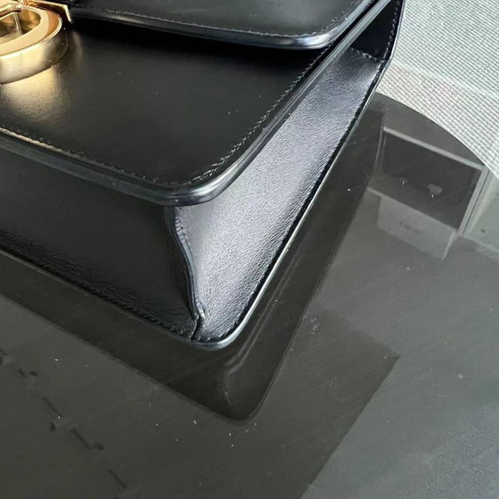 Image 1 of DIOR 30 MONTAIGNE - SMOOTH CALFSKIN BLACK GOLDEN HARDWARE WITH STRAP