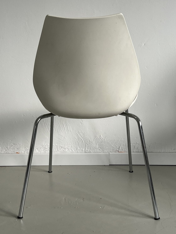 Image 1 of Maui Chairs Set Of 4 White Kartell Vico Magistretti