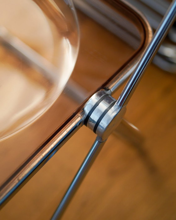 Image 1 of 4 x Chaises Plia de Giancarlo Piretti, années 1960, Anonima Castelli