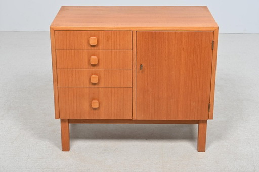 Vintage Scandinavian teak sideboard - 1950s-60s
