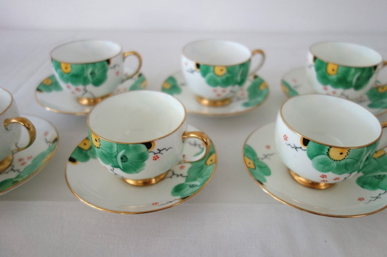 Image 1 of Juego de té Art Déco Paragon, fabricado en Inglaterra en la década de 1930.