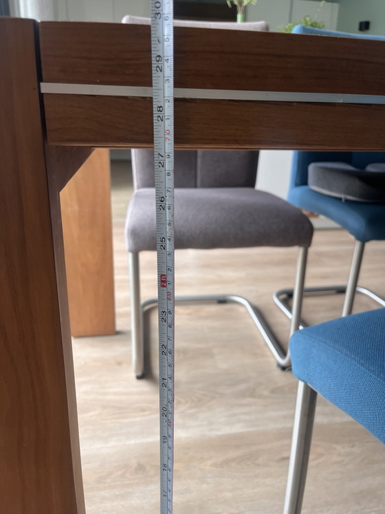 Image 1 of Eetkamer tafel met 6 stoelen 
