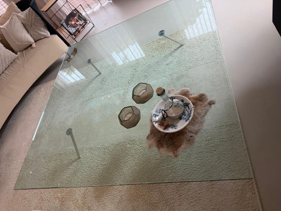 Maupurtus Coffee Table 160x160 – Maupertuis, Glass, Metal (photo 4 of 5)