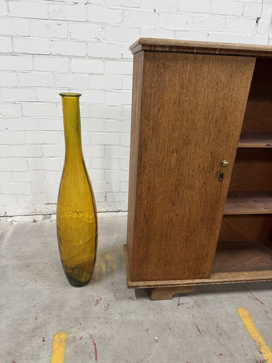 Image 1 of Vase Retro Xxl Jaune d'Espagne 100 X 20 Verre