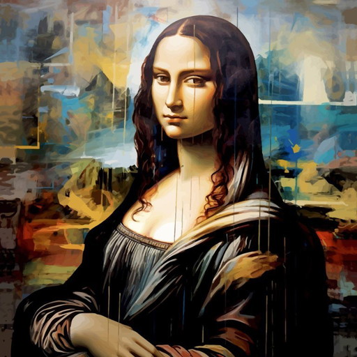 Alberto Ricardo - Monna Lisa - Tela dell'artista
