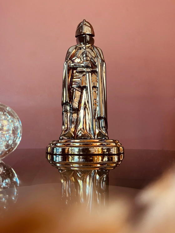 Image 1 of Knight fireplace set decoration 1920s